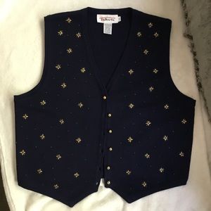 4th of July Navy Blue Vest